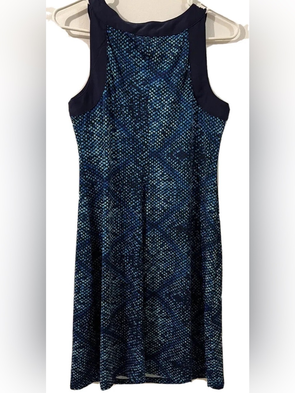 Blue Sleeveless Dress size L in excellent condition - Picture 4 of 12